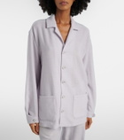 God's True Cashmere Affirmations cashmere pajama shirt with moonstone