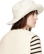 Jil Sander Off-White Bucket Beach Hat