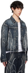 Thug Club Blue Tree Denim Jacket