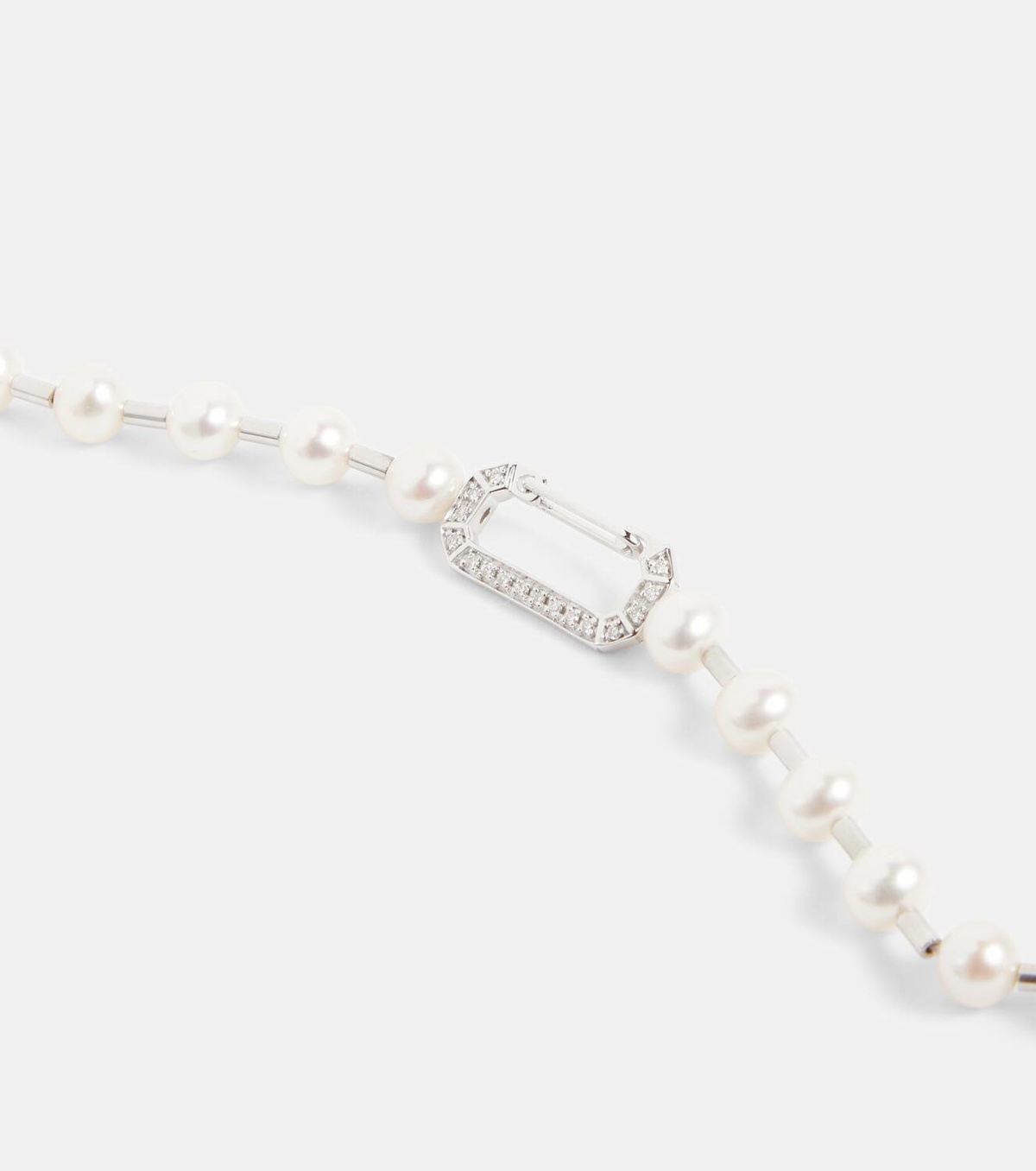 Eéra Vita 18kt gold necklace with pearls and diamonds