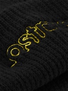 OSTRYA - Logo-Embroidered Ribbed Recycled-Cashmere Blend Beanie