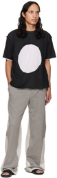 Edward Cuming SSENSE Exclusive Black & White Circle Window T-Shirt