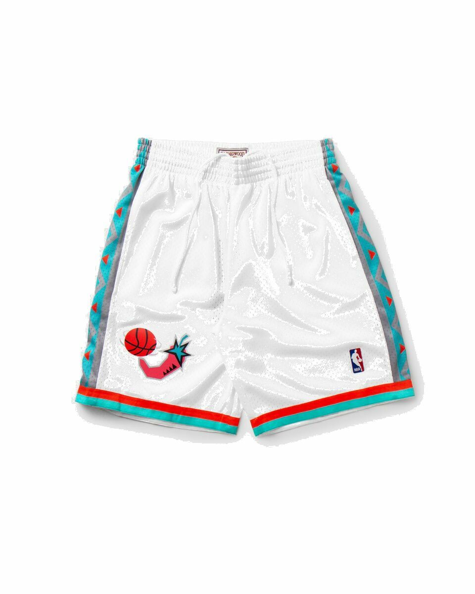 Photo: Mitchell & Ness Nba Swingman Shorts All Star West 1996 White - Mens - Sport & Team Shorts