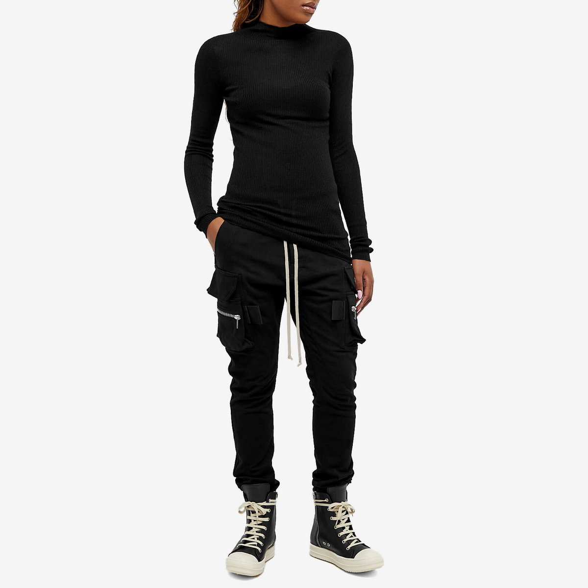 パンツ Womens Mastodon Cargo Pants Rick Owens Women's Mastodon Cargo Pants in Black Rick Owens