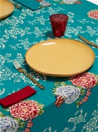 LISA CORTI Queen Green Kandem Tablecloth