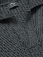 Brioni - Ribbed Wool Sweater - Gray