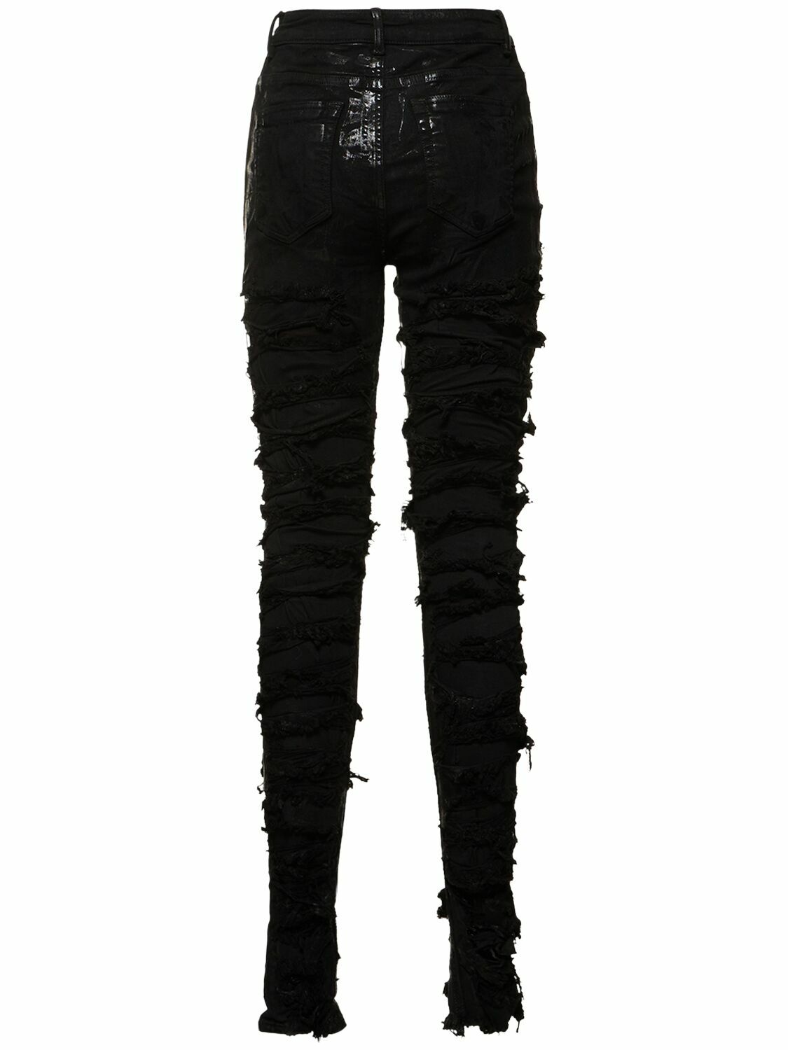 RICK OWENS DRKSHDW - Detroit High Rise Denim Skinny Jeans