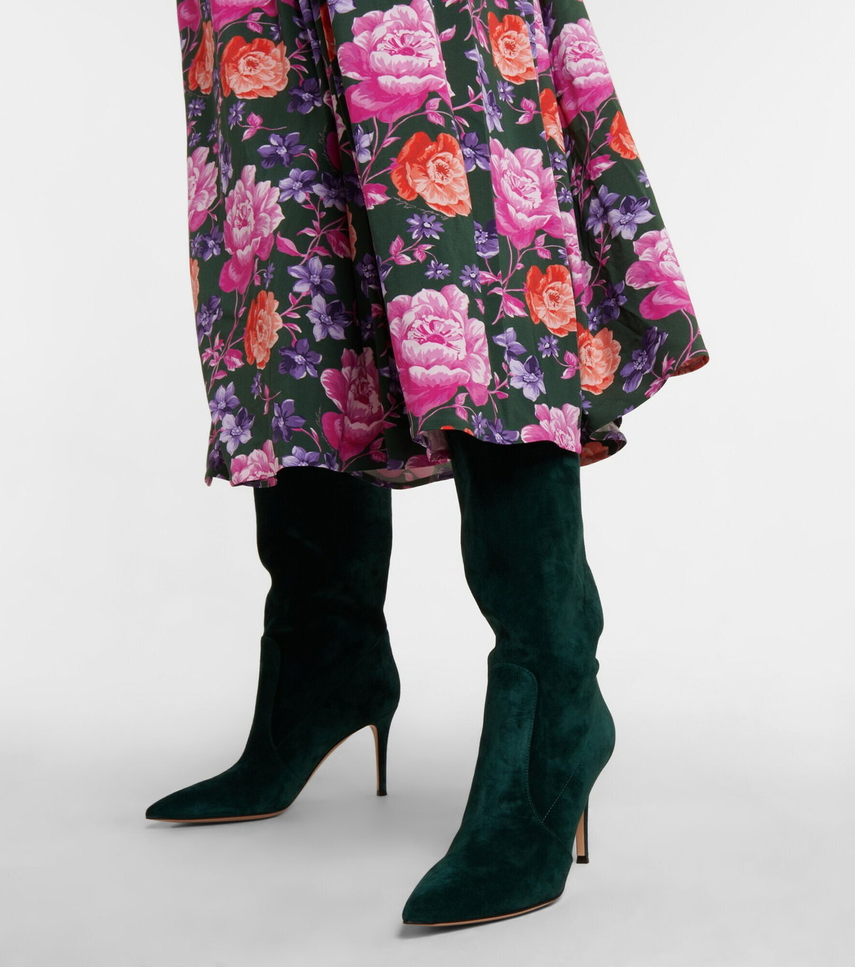 Gianvito Rossi - Hansen 85 suede knee-high boots