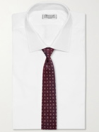 TURNBULL & ASSER - 9.5cm Silk-Jacquard Tie - Red - one size