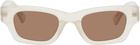 AMBUSH Beige Ray Sunglasses
