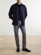 Slowear - Cotton and Silk-Blend Sweater - Black