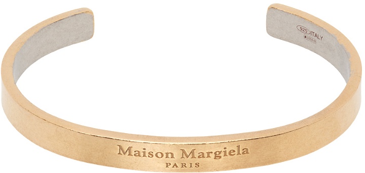 Photo: Maison Margiela Gold Logo Cuff