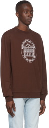 Museum of Peace & Quiet Brown Cotton Sweatshirt