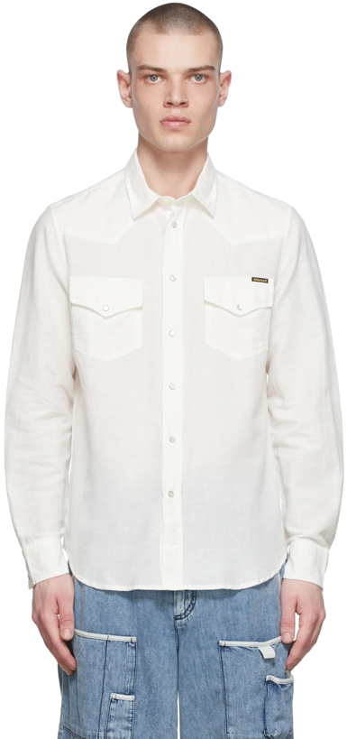 Photo: Diesel White Cotton Shirt