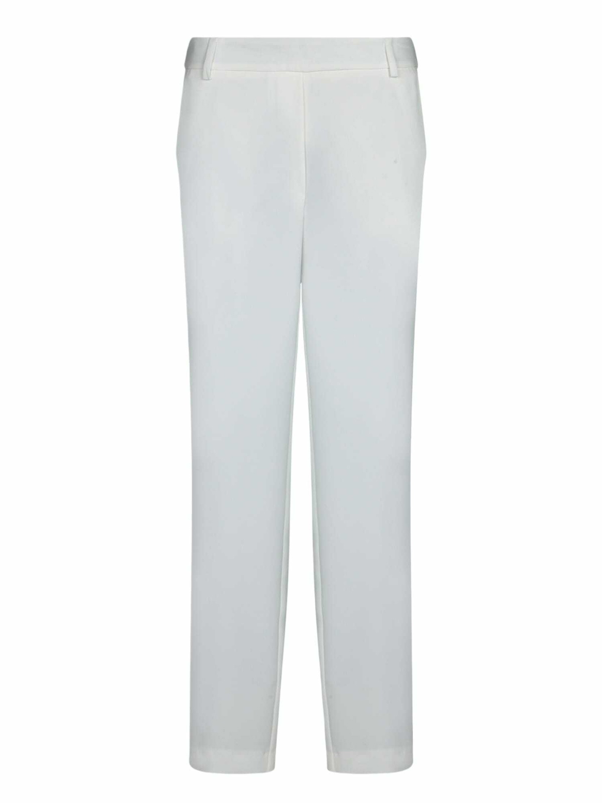 C.P. Company White Stretch Cady Elastic Pants