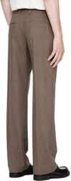 Jil Sander Taupe Wool Trousers