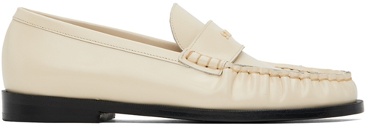 Photo: Staud Off-White Loulou Loafers