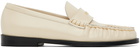 Staud Off-White Loulou Loafers