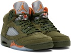 Nike Jordan Green Air Jordan 5 Sneakers