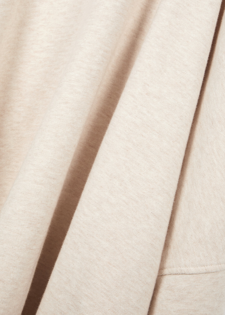 Ymc Almost Grown Cotton Sweatshirt Ecru