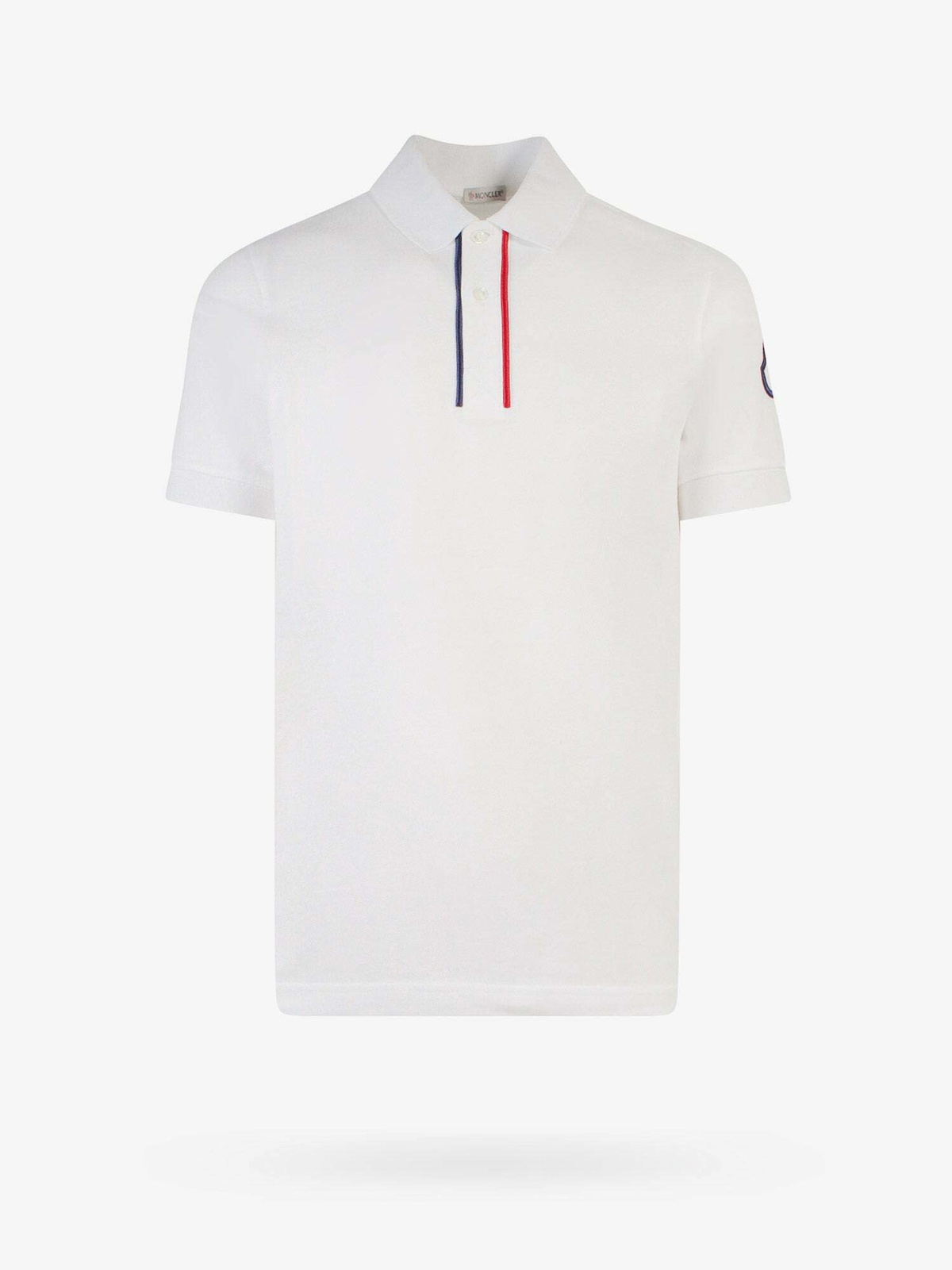 Moncler Polo Shirt White Mens Moncler