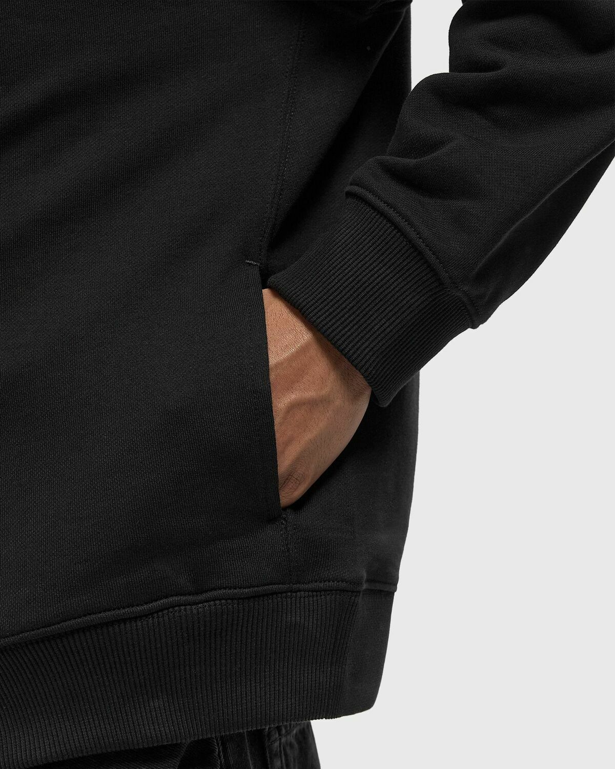 Calvin Klein Jeans LS EU 350TERRY MICRO MONOLOGO QT Black Mens Half-Zip