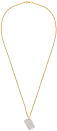 IN GOLD WE TRUST PARIS Gold & Silver SIM Card Necklace