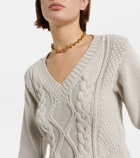 Victoria Beckham - Cable-knit cotton-blend sweater