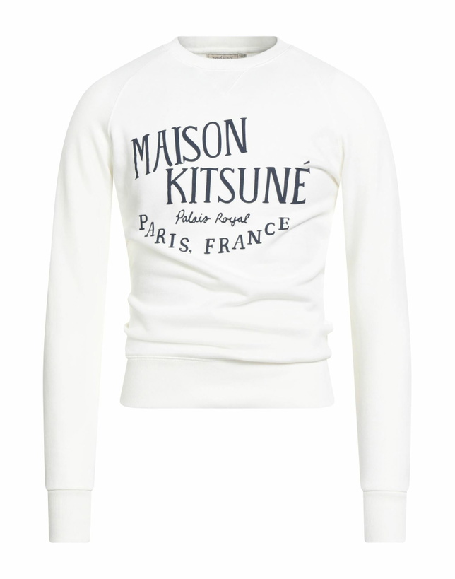 Photo: Maison Kitsuné Mens Sweatshirt Cream