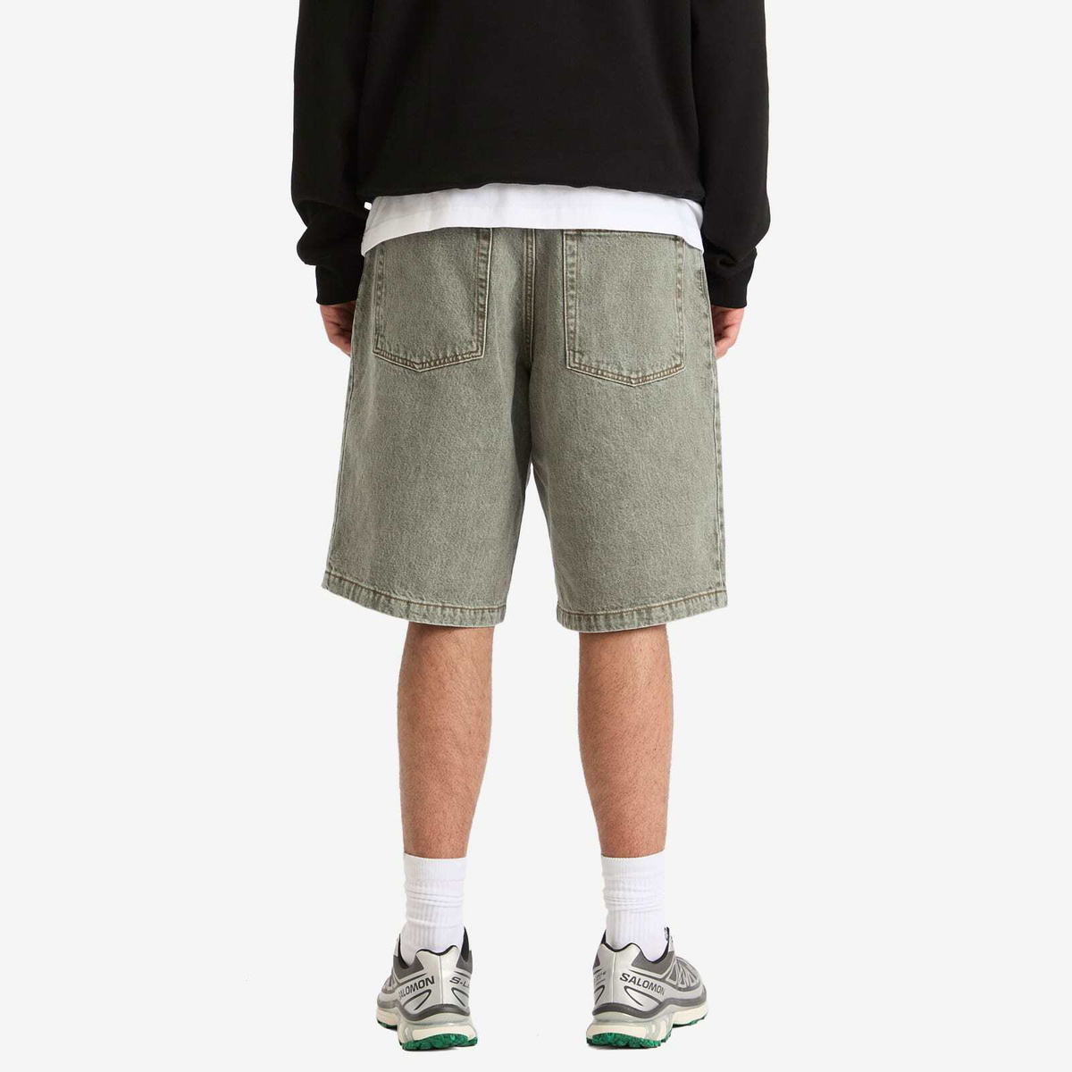 Polar Skate Co. Men's Big Boy Denim Shorts in Eucaplytus