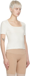 determ; White Rayon T-Shirt