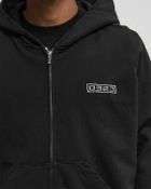 032c ROUTINE ZIP HOODIE Black Mens Hoodies/Zipper
