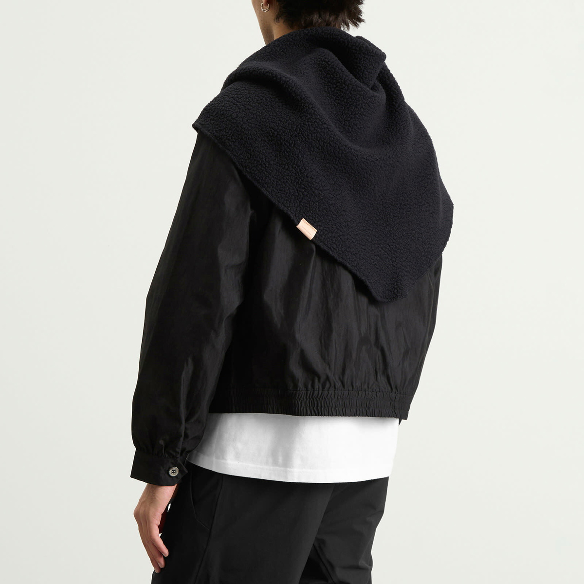Hender Scheme Polartec Fleece Bandana in Black 