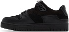 Acne Studios Black Leather Low Top Sneakers