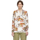 Wacko Maria White and Multicolor Tim Lehi Edition Hawaiian Shirt