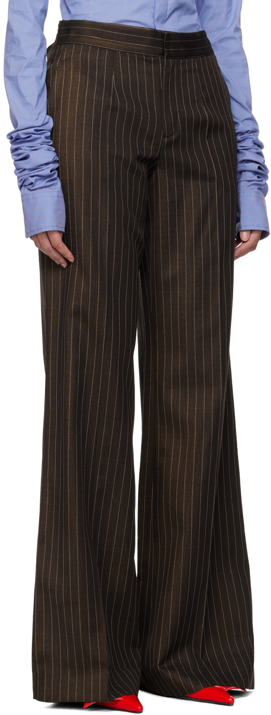 Jean Paul Gaultier Brown 'The Thong Suit' Trousers Jean Paul