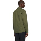 Stone Island Green Canvas Overshirt