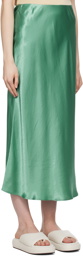 Max Mara Leisure Green Blando Midi Skirt