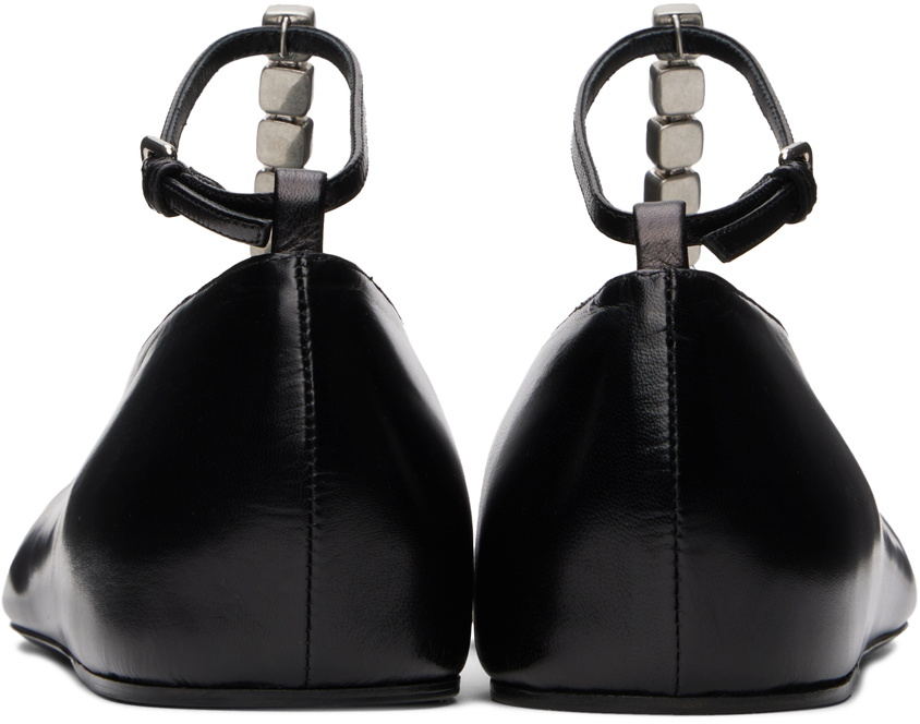 jil sander square toe flats