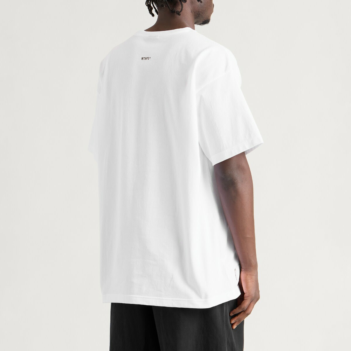 WTAPS Men's Brackets Short Sleeve T-Shirt in White