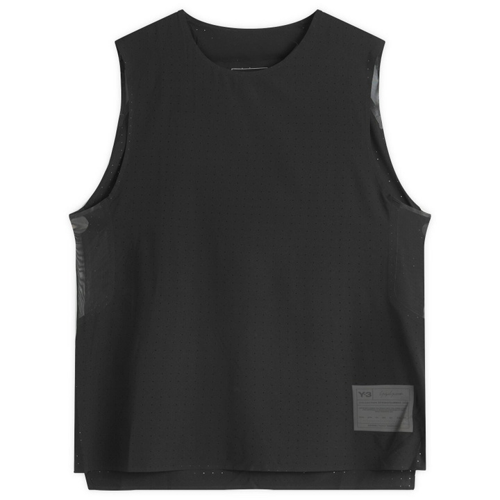 Photo: Y-3 Men's Run Tank Top in Black