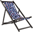 Off-White Blue & White Stripes Deck Chair