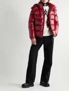 Moncler - Maya 70 Quilted Shell Hooded Down Jacket - Red