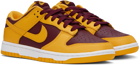 Nike Yellow & Burgundy Dunk Low Sneakers