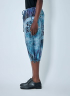 Yohji Yamamoto Drawstring Cropped Shorts