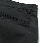 NN07 - Marco Slim-Fit Garment-Dyed Stretch-Cotton Twill Chinos - Charcoal