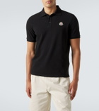 Moncler Logo cotton piqué polo shirt