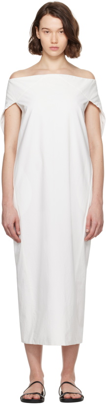 Photo: The Row Off-White Anitas Midi Dress