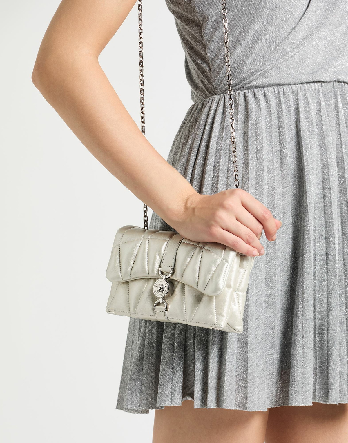Versace Womens Cross-body bag in Off white