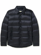 Herno - Quilted Shell Down Shirt Jacket - Blue